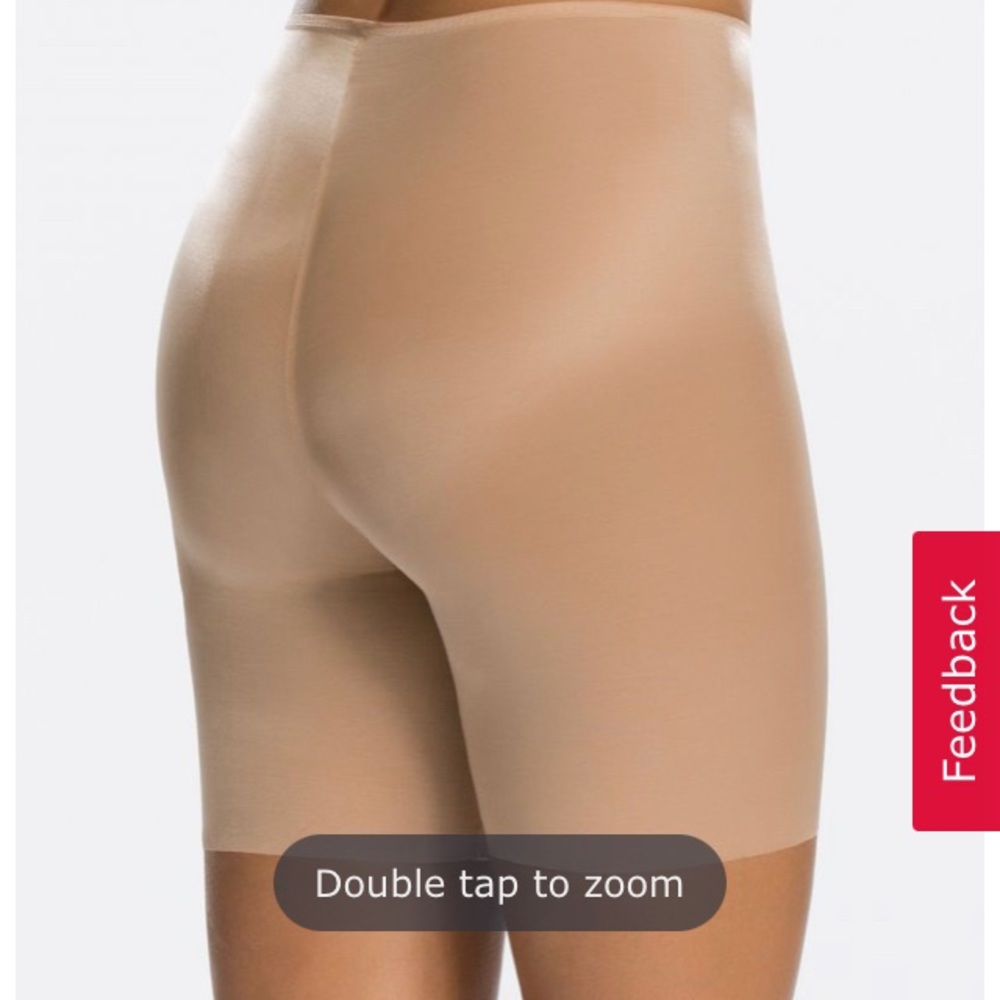 Brand new spanx mid thigh short large